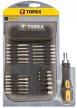 TOPEX Csavarhúzó bitkészlet 26db (39D352)