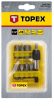 TOPEX Csavarhúzó bitkészlet 18db (39D363)