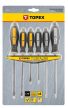 TOPEX Csavarhúzó készlet, üthető, 6db (39D506)