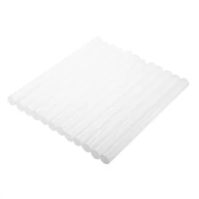   TOPEX Ragasztópatron, 11x250mm, 12db, 300g, átlátszó fehér (42E113)