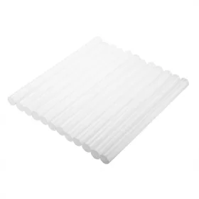   TOPEX Ragasztópatron, 8x100mm, 12db, átlátszó fehér (42E180)