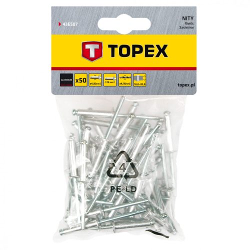 TOPEX POPSZEGECS 4.8X23 50 db. (43E507)