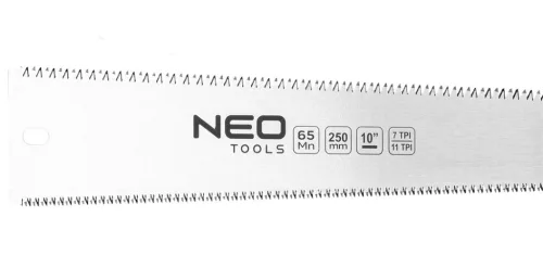 NEO Japán fűrész, kétoldalas, fűrészlap:250mm(10"), 7 és 11 TPI (44-612)
