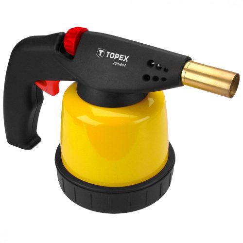 TOPEX Gázforrasztó, perzselő, gázégő 190g palackhoz, PIEZO (44E141)