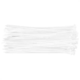  TOPEX KÁBELKÖTEGELŐ, gyorskötöző, 2,5mm x 200mm, fehér, 100db (44E971)