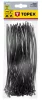 TOPEX KÁBELKÖTEGELŐ, gyorskötöző, 2,5mm x 200mm, fekete, 100db (44E972)