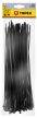 TOPEX Kábelkötegelő 3,6x300mm, fekete, 100db (44E973)