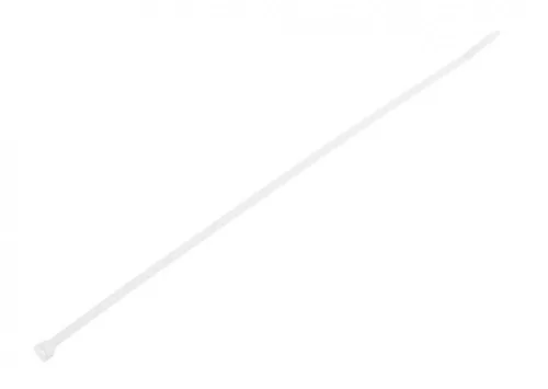 TOPEX KÁBELKÖTEGELŐ, gyorskötöző, 3,6mm x 300mm, fehér, 100db (44E974)