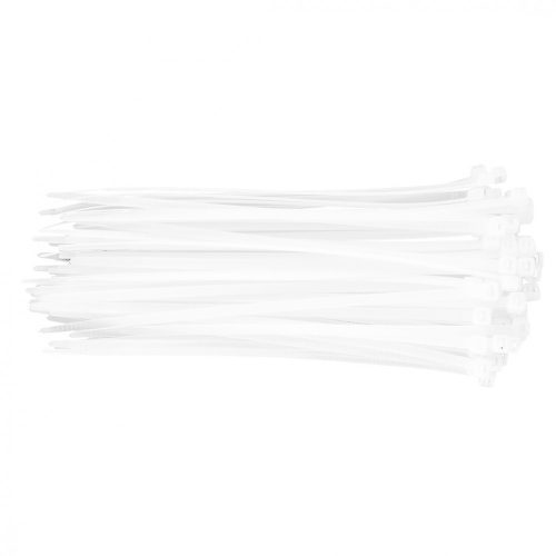 TOPEX Kábelkötegelő 4,8x200mm, fehér, 75db (44E977)