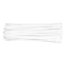   TOPEX KÁBELKÖTEGELŐ, gyorskötöző, 4,8mm x 300mm, fehér, 75db (44E979)