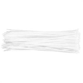   TOPEX KÁBELKÖTEGELŐ, gyorskötöző, 4,8mm x 370mm, fehér, 75db (44E981)