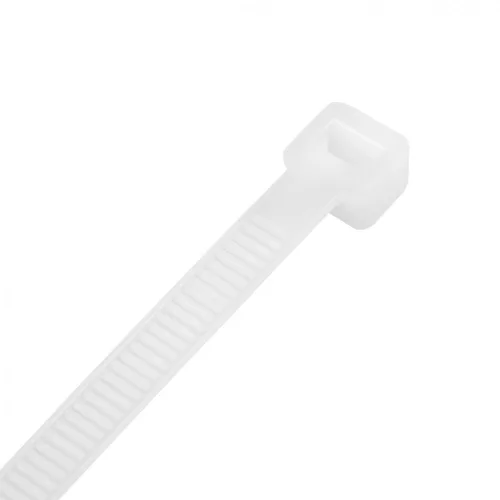 TOPEX KÁBELKÖTEGELŐ, gyorskötöző, 4,8mm x 370mm, fehér, 75db (44E981)
