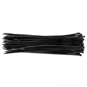   TOPEX KÁBELKÖTEGELŐ, gyorskötöző, 4,8mm x 370mm, fekete, 75db (44E982)