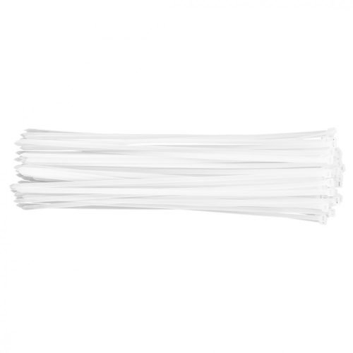 TOPEX Kábelkötegelő 7,6x500mm, fehér, 75db (44E984)