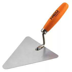   NEO Kőműveskanál, háromszög, 180mm, fa markolat (50-101)