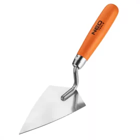   NEO Stukkókanál, hegyes rozsdamentes 140x80mm, fa markolat (50-121)