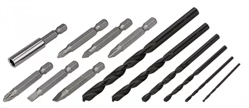 VERTO Akkus fúró, lámpával 2x18V,Li-Ion/1.5 Ah, koffer (50G293)
