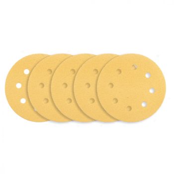   GRAPHITE Tépőzáras csiszolópapír 180mm, K80, 5db, 8 lyukakkal csiszológéphez 59G263 (54H022)