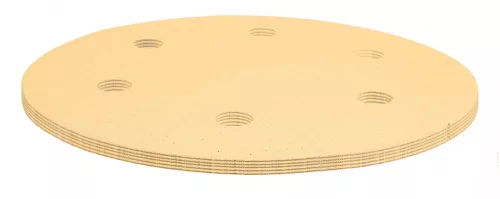 GRAPHITE Tépőzáras csiszolópapír 225mm, K180, 5db, 6 lyukakkal az 59G264, 59G265 csiszológéphez. (54H031)
