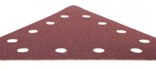 GRAPHITE Tépőzáras csiszolópapír K80, háromszög alakú 12 lyukakkal, 5db csiszolóhoz 59G264 (54H032)