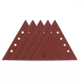   GRAPHITE Tépőzáras csiszolópapír K120, háromszög alakú 12 lyukakkal, 5db csiszolóhoz 59G264 (54H033)