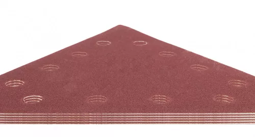 GRAPHITE Tépőzáras csiszolópapír K120, háromszög alakú 12 lyukakkal, 5db csiszolóhoz 59G264 (54H033)