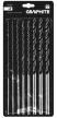 GRAPHITE Fafúró készlet, 4-12mmx300mm, 7db (54T573)