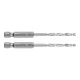 GRAPHITE Csigafúró, 1/4" hatszög szárral, HSS DIN 338, 3mm, 2db/cs (54T702)