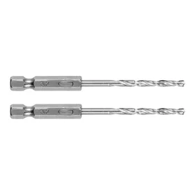   GRAPHITE Csigafúró, 1/4" hatszög szárral, HSS DIN 338, 3,2mm, 2db/cs (54T703)