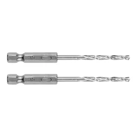   GRAPHITE Csigafúró, 1/4" hatszög szárral, HSS DIN 338, 3,5mm, 2db/cs (54T704)
