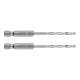 GRAPHITE Csigafúró, 1/4" hatszög szárral, HSS DIN 338, 3,5mm, 2db/cs (54T704)