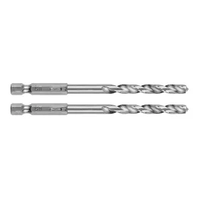   GRAPHITE Csigafúró, 1/4" hatszög szárral, HSS DIN 338, 6mm, 2db/cs (54T711)