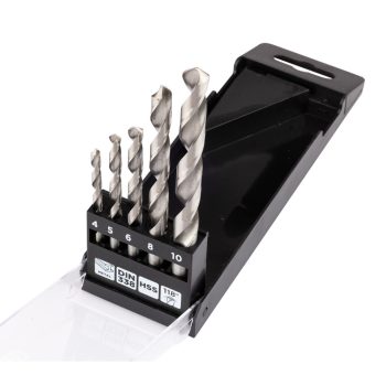 GRAPHITE Csigafúró készlet, HSS, 5db-os, 4-10mm (54T910)