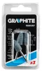 GRAPHITE Csapos csiszolókő 10x20mm, töltény, szár 3.2mm, 3 db (55H057)