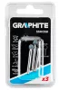 GRAPHITE Csapos csiszolókő 6mm, gömb, szár 3.2mm, 3 db (55H058)