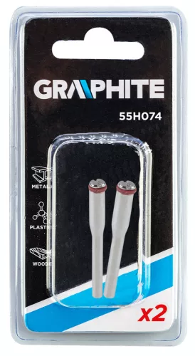 GRAPHITE Befogótengely vágótárcsákhoz3.2, 2db (55H074)