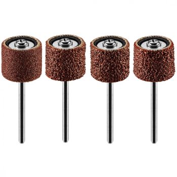   GRAPHITE Csiszolóhüvely 12.7 mm, K60, K80, K120, K240, készlet 100 db + szár 3.2 mm, 2 db (55H077)