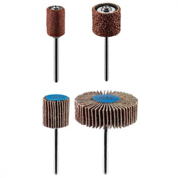   GRAPHITE Csiszolókészlet mini fúró- és csiszológéphez, csiszolóanyagok, lamellák, 24 db (55H081)