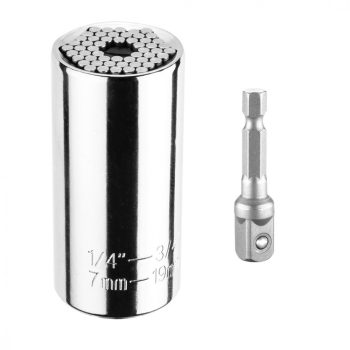   GRAPHITE Univerzális dugókulcs 7-19 mm, 1/4" alumínium-3/4" alumínium (55H224)