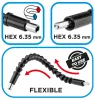 GRAPHITE Flexibilis bittartó fúró és csavarozó géphez 290mm (55H227)