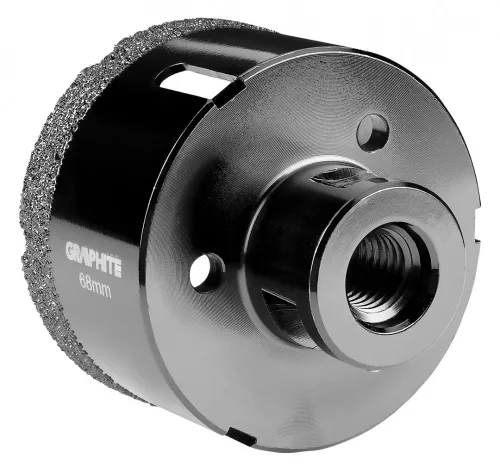 GRAPHITE Körkivágó, gyémántos 68mm x M14 (55H315)