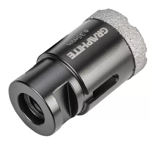 GRAPHITE Körkivágó készlet, gyémántos, M14, 18,22,27,35mm (55H318)