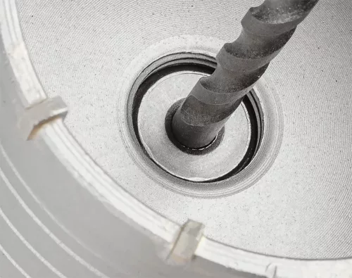 GRAPHITE Koronafúró, körkivágó, 85 mm, SDS PLUS szárral és központfúróval (55H323)