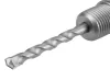 GRAPHITE Koronafúró, körkivágó adapter, hatszög szárral, központfúróval, M22, 200mm (55H330)