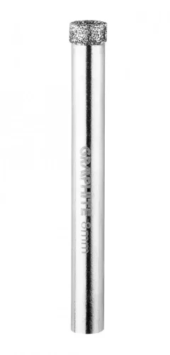 GRAPHITE Gyémánt fúró- és vezető készlet 6db, 5-12 mm fúrószár, (55H541)