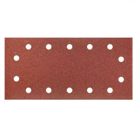   GRAPHITE Csiszolópapír 5db, tépőzáras, 115x230mm, K100, lyukas (55H723)