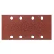 GRAPHITE Csiszolópapír 5db, tépőzáras 93x185mm, K80, lyukas (55H738)