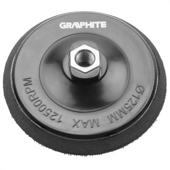   GRAPHITE Rugalmas csiszolótányér tépőzáras 125mm, M14 (55H827)