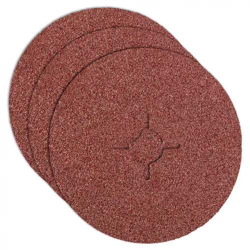 GRAPHITE Rostszálas-. fíber-csiszolókorong 3db, 125, K60 (55H856)