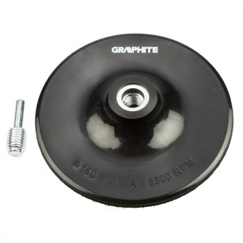   GRAPHITE RUGALMAS CSISZOLÓTÁNYÉR 150mm M14 + szár (55H929)